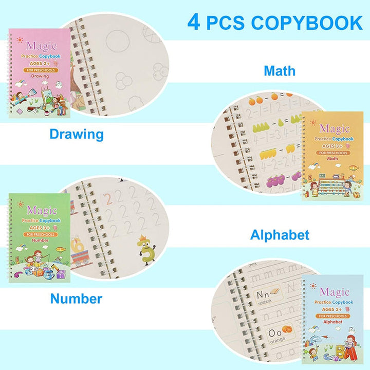 CHILDREN'S MAGIC COPYBOOKS SET